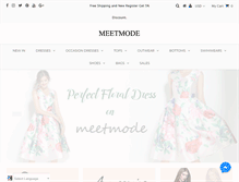 Tablet Screenshot of meetmode.com